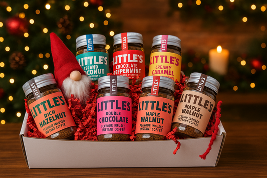 Коледен подаръчен комплект с инстантно кафе Little’s