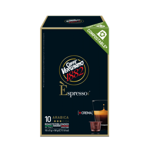 Caffè Vergnano Arabica капсули за Nespresso кафемашини, 10 бр