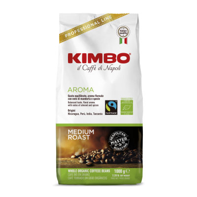 Kimbo Aroma Bio кафе на зърна, 1 кг