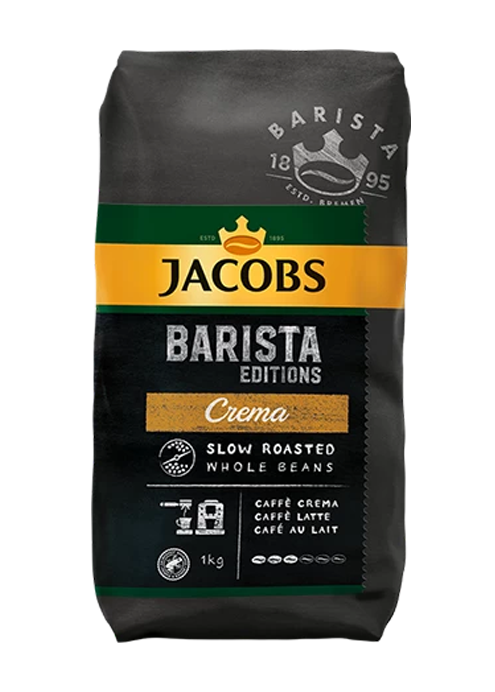 Jacobs Barista Editions Crema Кафе на зърна, 1 кг