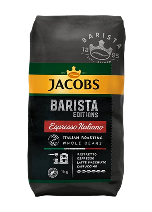 Jacobs Barista Editions Espresso Italiano Кафе на зърна, 1 кг