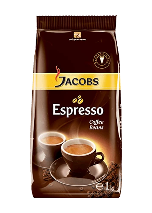 Jacobs Espresso Professional Кафе на зърна, 1 кг