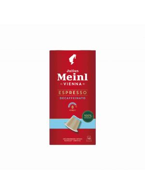 Julius Meinl Espresso Decaff безкофеинови капсули за Nespresso кафемашини, 10 броя