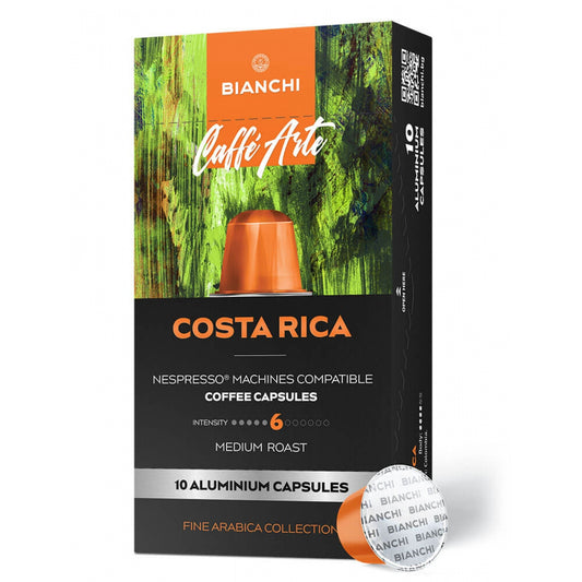 Bianchi Caffè Arte Costa Rica кафе капсули за Nespresso кафемашина, 10 бр