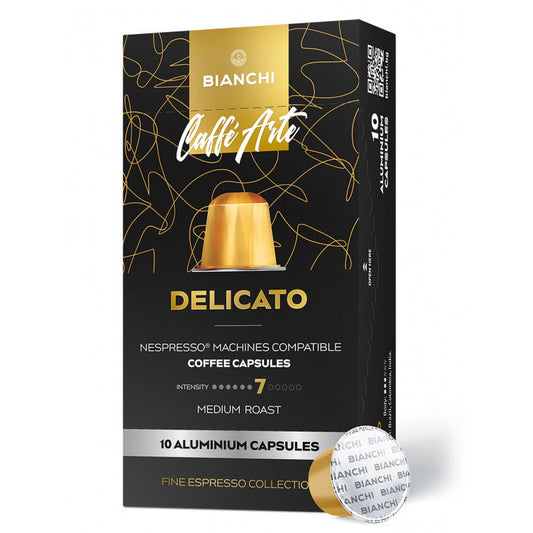 Bianchi Caffè Arte Delicato кафе капсули за Nespresso кафемашина, 10 бр