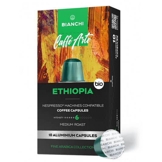 Bianchi Caffè Arte Ethiopia BIO кафе капсули за Nespresso кафемашина, 10 бр