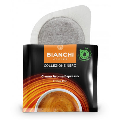 Bianchi Collezione Nero Crema Aroma Espresso кафе дози, 16 бр.