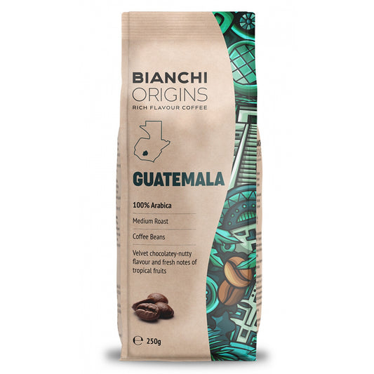 Bianchi Origins Guatemala кафе на зърна, 250 гр