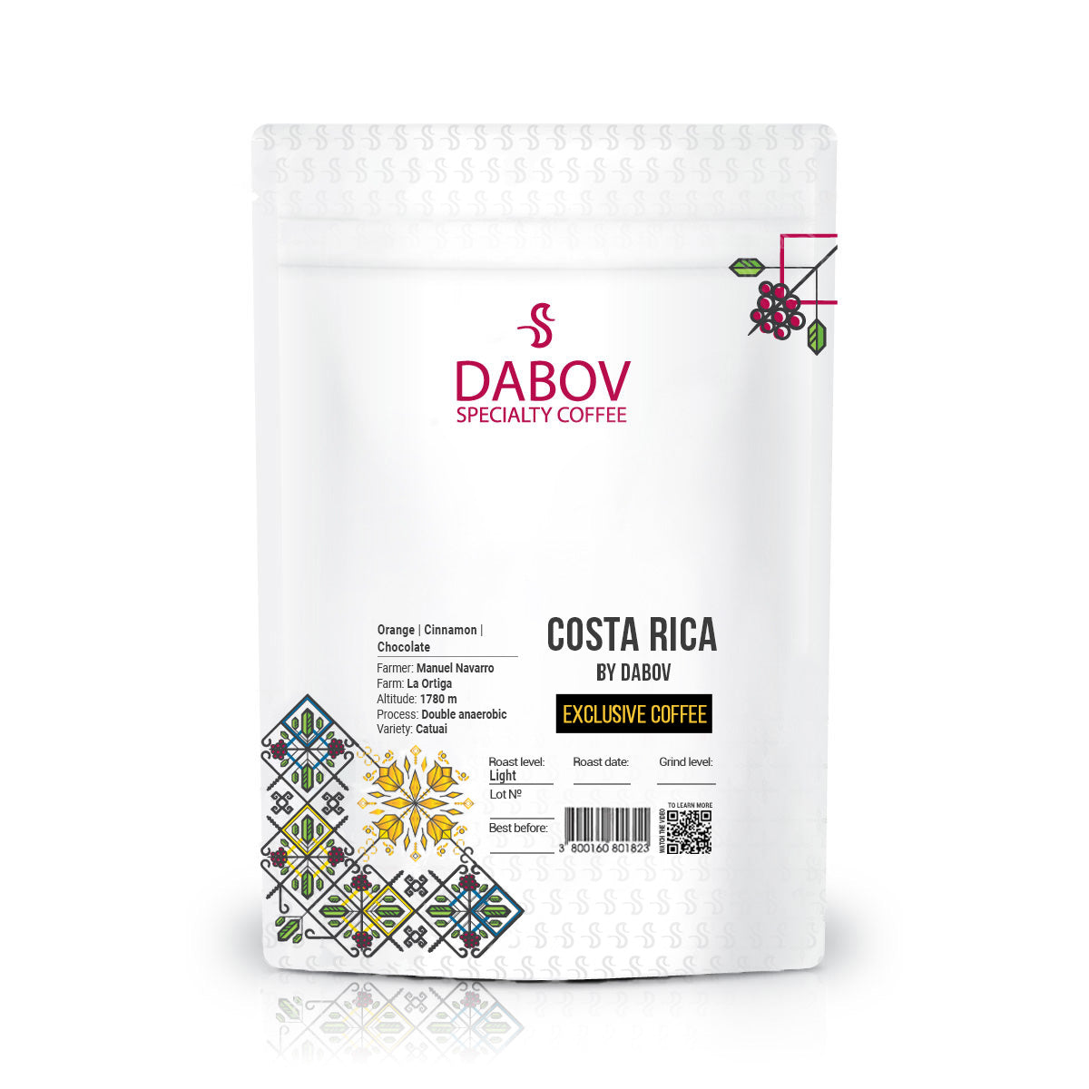 DABOV SPECIALTY COFFEE Costa Rica кафе на зърна