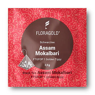 Floragold Черен чай Асам Мокалбари, 15 бр сашета