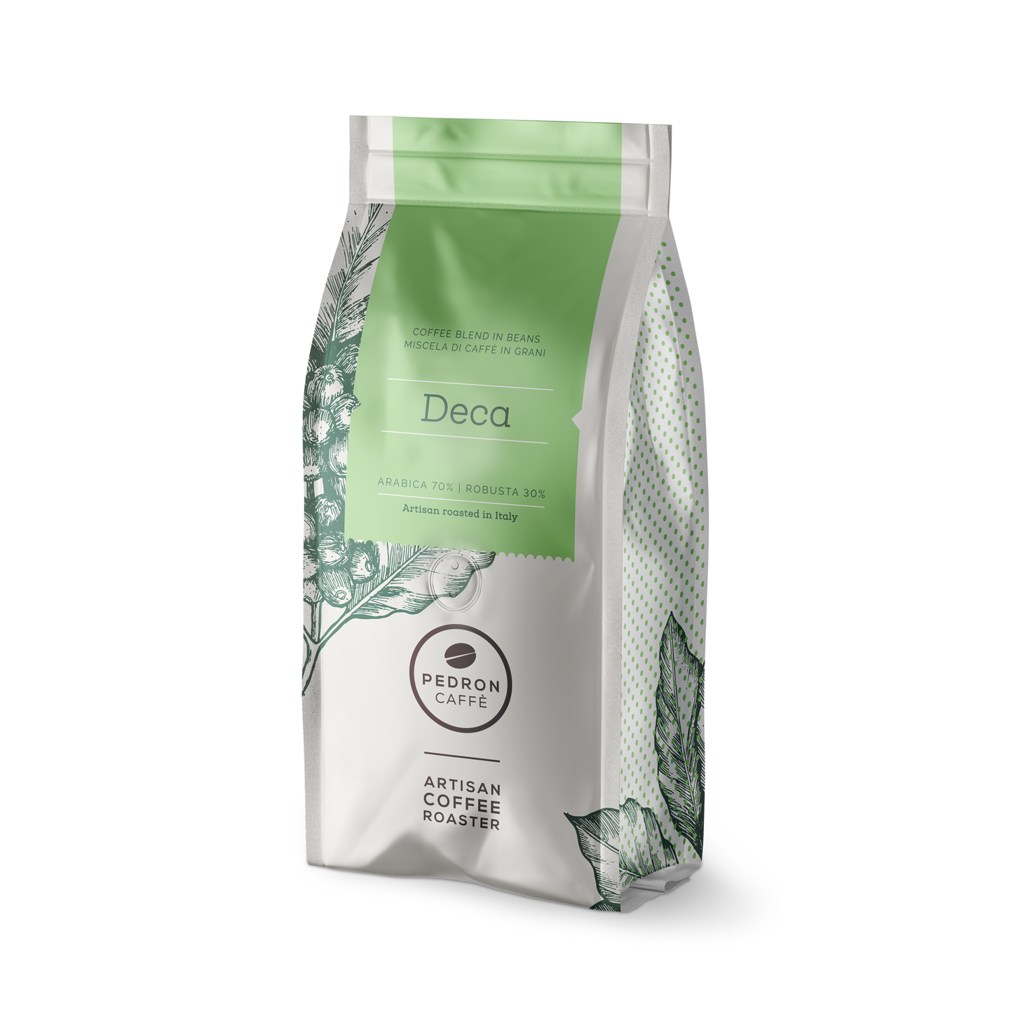 Pedron DECAFFEINATED 70% ARABICA кафе на зърна 250гр