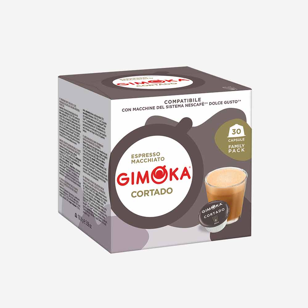 Gimoka Espresso Cortado кафе капсули за Dolce Gusto кафемашини, 30 бр