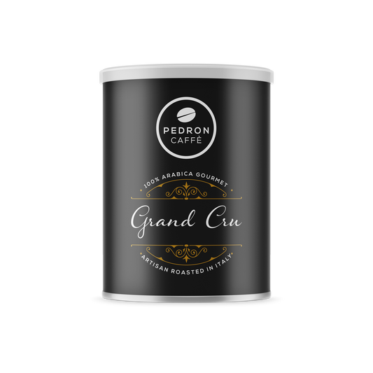 Pedron Caffe Delicato cafea măcinată într-o cutie metalică, 250 g
