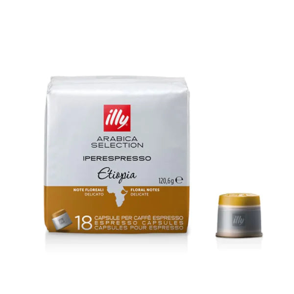 illy Iper Home Ethiopia кафе капсули съвместими с IPERESPRESSO кафемашини, 18 бр