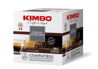 Kimbo Espresso Intenso съвместими кафе капсули за Dolce Gusto кафемашини, 30 бр