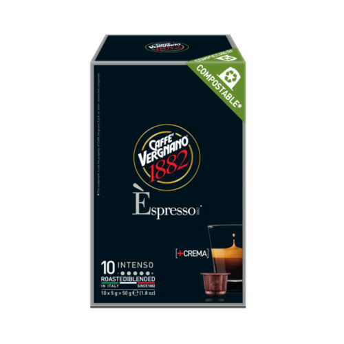 Caffè Vergnano Intenso капсули за Nespresso кафемашини, 10 бр