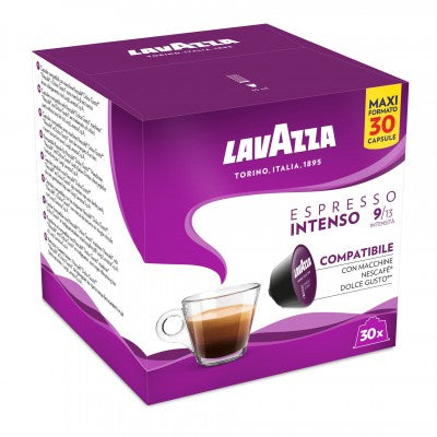 Lavazza Espresso Intenso кафе капсули съвместими с Dolce Gusto, 30 бр