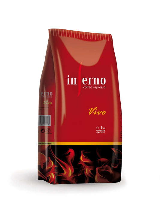 Inferno vivo 1kg., boabe de cafea