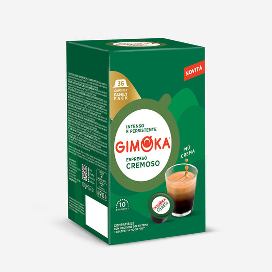 Gimoka Cremoso кафе капсули съвместими с A MODO MIO, 36 бр