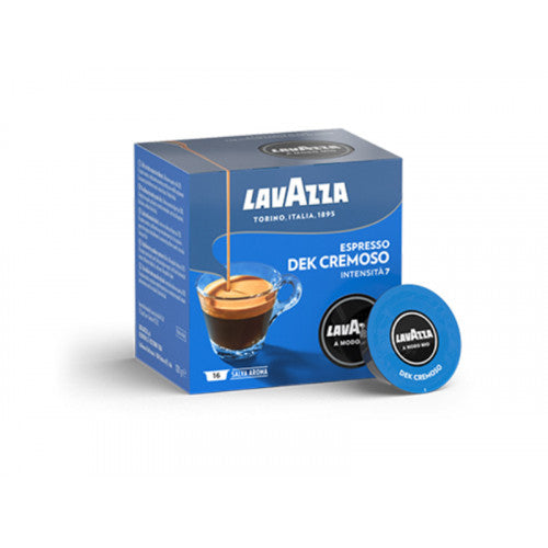 Lavazza DEK Cremoso кафе капсули съвместими с A MODO MIO, 16 бр.