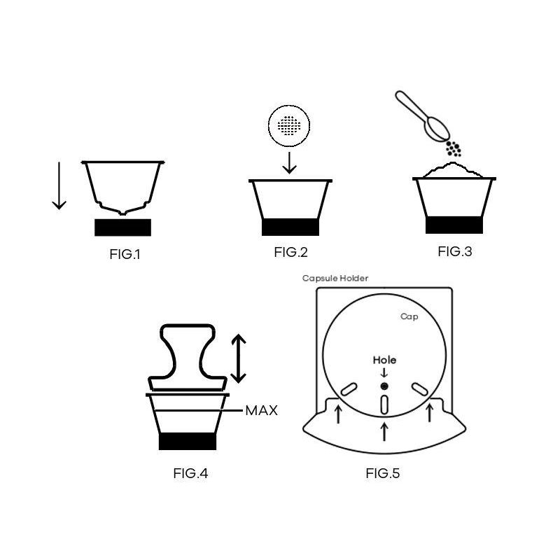 Madama капсули за многократна употреба за Dolce Gusto машини, 2 броя