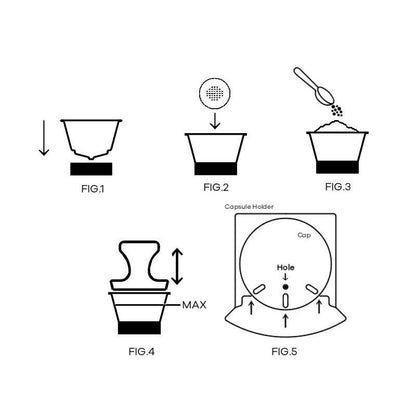 Madama капсули за многократна употреба за Dolce Gusto машини, 2 броя