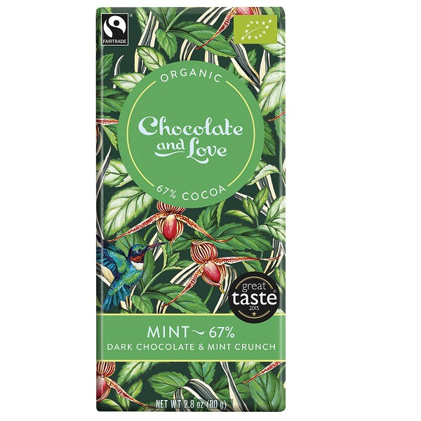 Мента веган шоколад Chocolate and Love