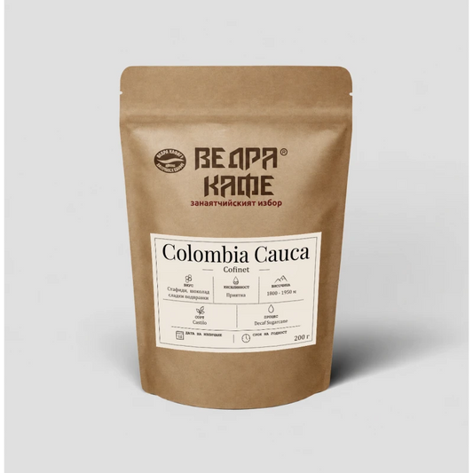 Ведра Specialty кафе Colombia Cauca Decaf
