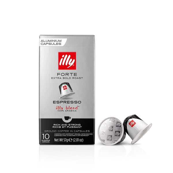 illy Espresso Forte Roast капсули съвместими с Nespresso кафемашини, 10 брoя