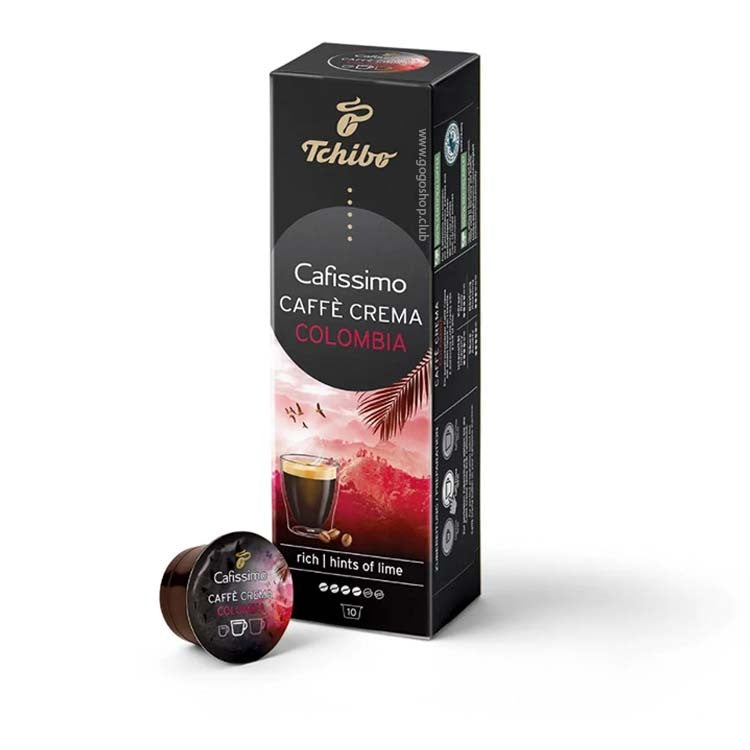 Tchibo Cafissimo Caffè Crema Colombia кафе капсули за Caffitaly кафемашини, 10 бр