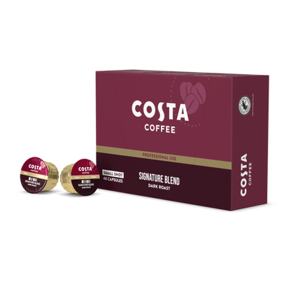 Capsule de cafea Costa moka Italia închis la culoare pentru aparatul de cafea Caffitaly