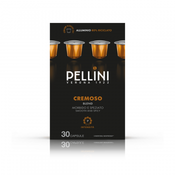 Pellini Cremoso кафе капсули съвместими с Nespresso кафемашини, 30 бр