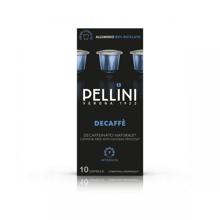Pellini Decaffe кафе капсули съвместими с Nespresso кафемашини, 10 бр