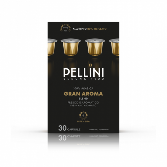 Capsule de cafea Pellini Supremo compatibile cu aparatele de cafea Nespresso, 10 buc