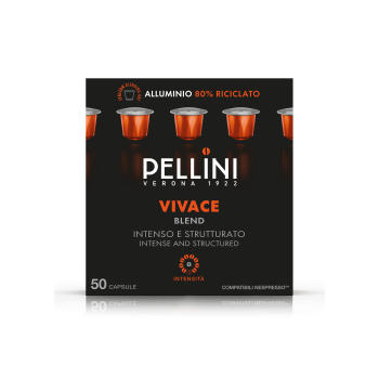 Pellini Vivace кафе капсули съвместими с Nespresso кафемашини, 50 бр