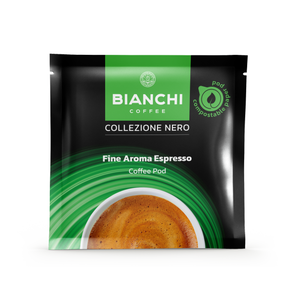 Bianchi Collezione Nero Fine Aroma Espreso кафе дози, 16 бр.