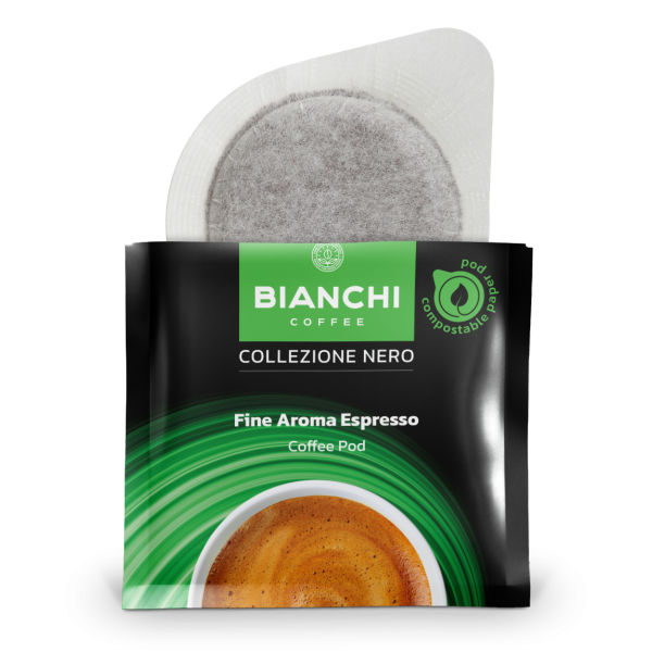 Bianchi Collezione Nero Fine Aroma Espreso кафе дози, 16 бр.