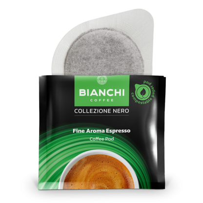 Bianchi Collezione Nero Fine Aroma Espreso кафе дози, 16 бр.