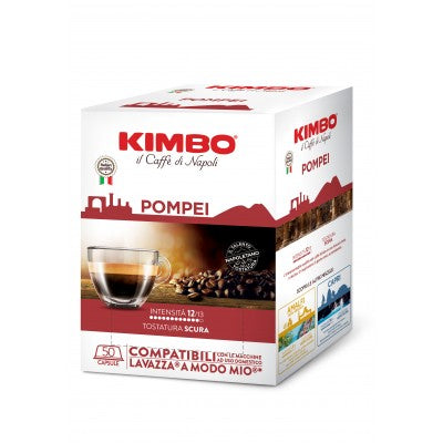 Kimbo Pompei кафе капсули съвместими с A MODO MIO, 50 бр