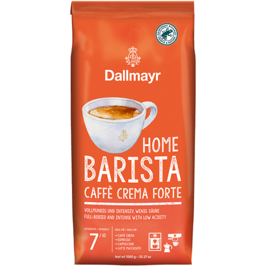 Dallmayr Home Barista Crema Forte кафе на зърна, 1 кг