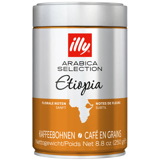 illy Ethiopia кафе на зърна, 250 гр