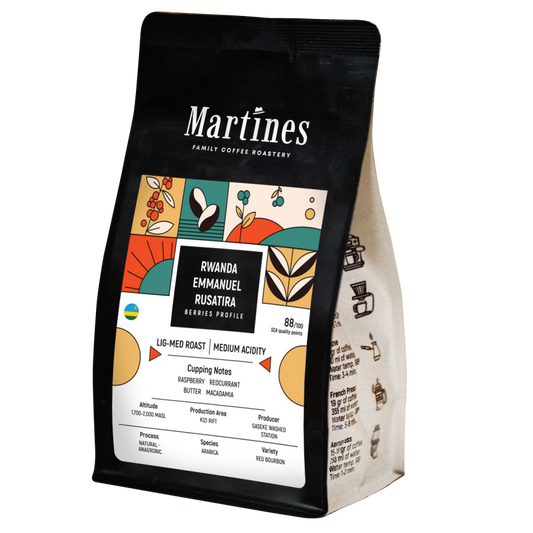 Martines Speciality кафе Rwanda Emmanuel Rusatira Berries profile