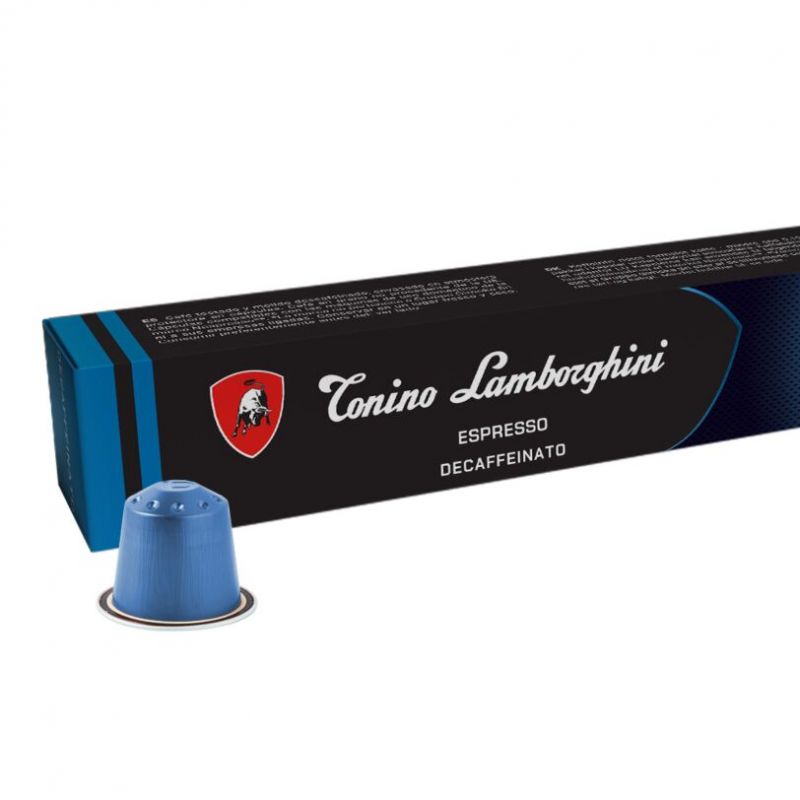 Tonino Lamborghini Decaffeinato безкофеинови кафе капсули за Nespresso машини, 10 бр