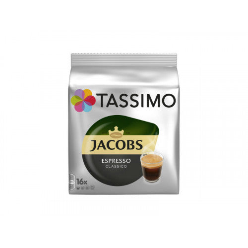 Capsule de cafea Tassimo Jacobs Espresso Classico, 16 buc