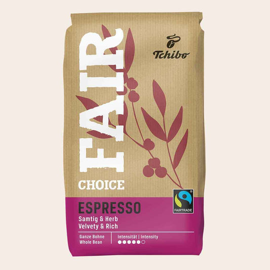 Tchibo Fair Choice Espresso 1кг. кафе на зърна