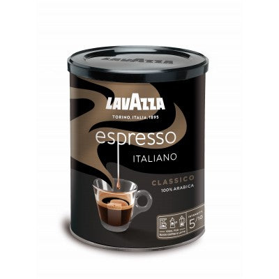 Lavazza Caffe Espresso мляно кафе е метална кутия, 250 гр