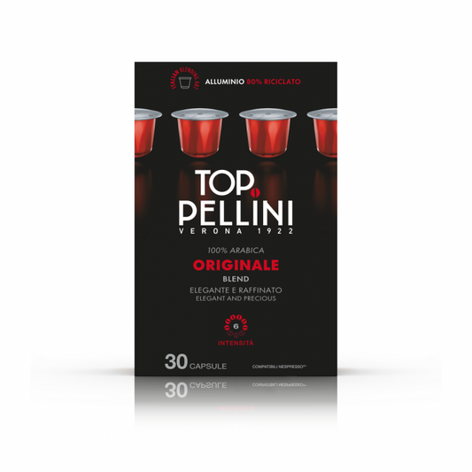 Capsule de cafea Pellini Supremo compatibile cu aparatele de cafea Nespresso, 10 buc