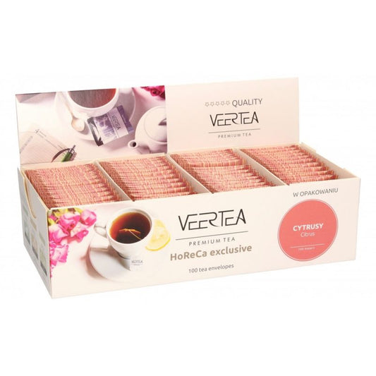 Veertea Energetic Citrus – цитрусов плодов чай, 100 пакетчета