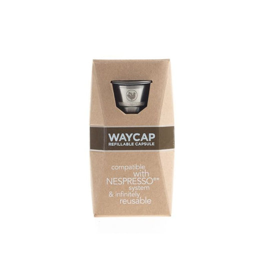 WayCap капсула за многократна употреба от неръждаема стомана за Nespresso кафемашини, 1 брой